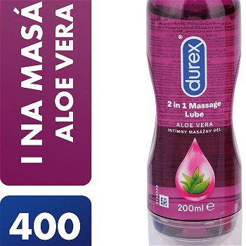 Durex Massage 2 v 1 Aloe Vera 200 ml