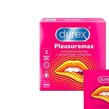 Durex Pleasuremax krabička SK distribúcia 3 ks