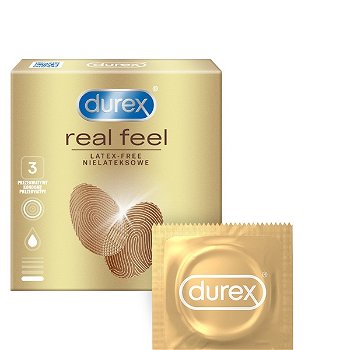 Durex Real Feel krabička SK distribúcia 3 ks