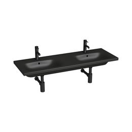 Dvojumývadlo Jika MIo-N 130x45 cm černá mat dva otvory pre batériu H8147147161041