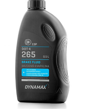 DYNAMAX Brzdová kvapalina 500ml DOT4 265 ESP