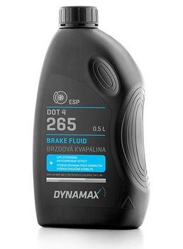 DYNAMAX Brzdová kvapalina 500ml DOT4 265 ESP