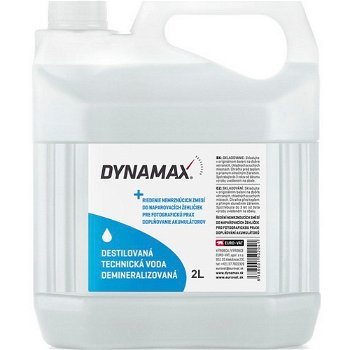 DYNAMAX Demineralizovaná voda destilovaná voda 2L