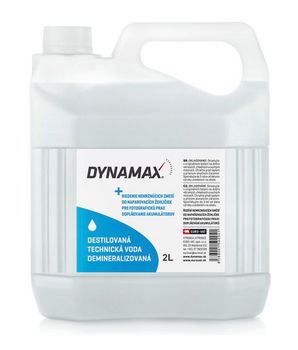 DYNAMAX Demineralizovaná voda destilovaná voda 2L