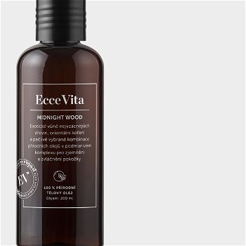 Ecce Vita Ošetrujúci a masážny olej Midnight Wood 200 ml