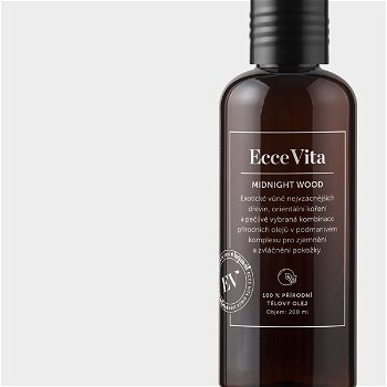 Ecce Vita Ošetrujúci a masážny olej Midnight Wood 200 ml