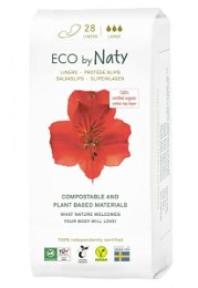 Eco by Naty Dámské slipové vložky ECO by Naty - super (28 ks)
