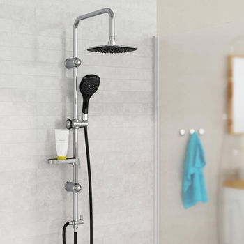 Eisl Eisl - Sprchový set bez batérie SHOWER DREAM, chróm / čierna DXLD60088CS DXLD60088CS