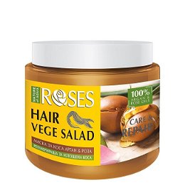 ELLEMARE Maska pre suché a poškodené vlasy Roses vege Salad ( Hair Mask) 500 ml