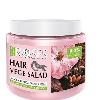 ELLEMARE Vitalizačný maska na vlasy Roses vege Salad ( Hair Mask) 500 ml