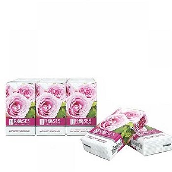 ELLEMARE Vonné papierové obrúsky Roses from Agiva 6 x 10 ks