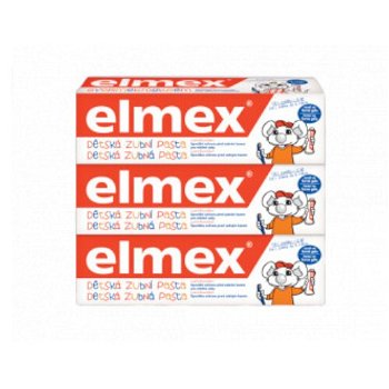 Elmex Detská zubná pasta Kids Trio 3 x 50 ml