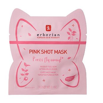 Erborian Pleť ová maska na rozšírené póry Pink Shot Mask ( Care Sheet Mask) 5 g