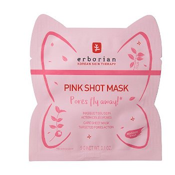 Erborian Pleť ová maska na rozšírené póry Pink Shot Mask ( Care Sheet Mask) 5 g