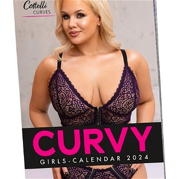Erotický kalendár Curvy Girls 2024