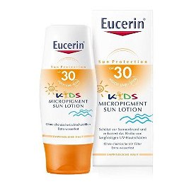 Eucerin Detské mlieko na opaľovanie s ochrannými mikropigmentami SPF 30 (Micropigment Sun Lotion) 150 ml