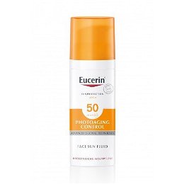 Eucerin Emulzia na opaľovanie proti vráskam Photoaging Control SPF 50 (Face Sun Fluid) 50 ml
