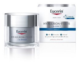 Eucerin Nočný krém proti starnutiu pleti Hyaluron-Filler 3x EFFECT 50 ml