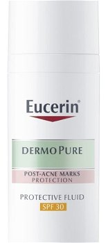 Eucerin Ochranná pleťová emulzia SPF 30 Dermo Pure ( Protective Fluid) 50 ml