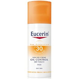 Eucerin Ochranný krémový gél na opaľovanie na tvár Oil Control SPF 30 50 ml