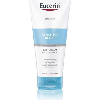Eucerin Regeneračný gélový krém po opaľovaní Sensitiv e Relief (Gel-Cream Face and Body ) 200 ml