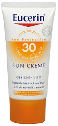 Eucerin Vysoko ochranný krém na opaľovanie na tvár SPF 30 (Sun Face Cream) 50 ml