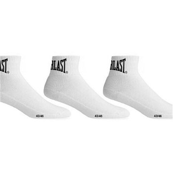 Everlast QUARTER EVERLAST SOCKS Športové ponožky stredné, biela, veľkosť