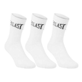 Everlast TENNIS EVERLAST SOCKS Športové vysoké ponožky, biela, veľkosť