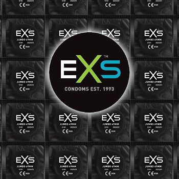 EXS Jumbo 69mm kondómy XXL 144 ks