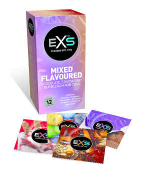 EXS Mixed Flavoured krabička EÚ distribúcia