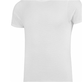 extrémne funkčnou športové tričko Rogelli KITE s krátkym rukávom, biele 070.016