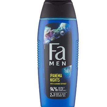 Fa Sprchový gél s guaranou 2v1 pre mužov Ipanema Nights ( Body & Hair Shower Gel) 400 ml