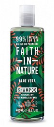 Faith in Nature Omladzujúci prírodné šampón pre normálne a suché vlasy Aloe vera ( Rejuven ating Shampoo) 400 ml