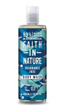 Faith in Nature Prírodné hypoalergénne sprchový gél bez parfumácie ( Body Wash) 400 ml