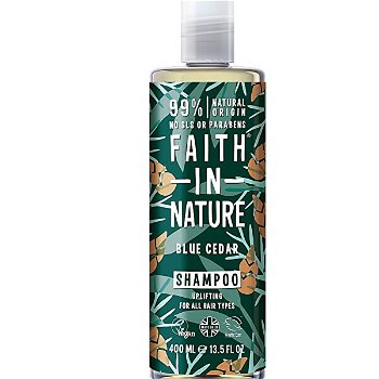 Faith in Nature Prírodné šampón pre mužov Modrý céder (Shampoo) 400 ml