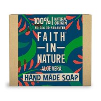 Faith in Nature Rastlinné tuhé mydlo Aloe Vera (Hand Made Soap) 100 g