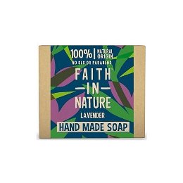 Faith in Nature Rastlinné tuhé mydlo BIO Levandule (Hand Made Soap) 100 g