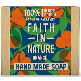 Faith in Nature Rastlinné tuhé mydlo Pomaranč (Hand Made Soap) 100 g