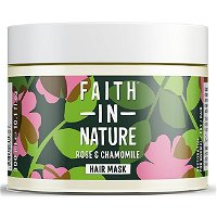 Faith in Nature Regeneračná prírodné maska pre normálne a suché vlasy Růže a harmanček ( Hair Mask) 300 ml