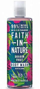 Faith in Nature Revita polohy po skončení prírodný sprchový gél Dračí ovocie ( Body Wash) 400 ml