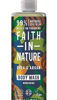 Faith in Nature Sprchový gél Argan a bambucké maslo ( Nourish ing Body Wash) 400 ml