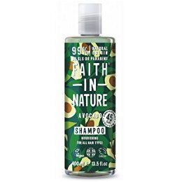 Faith in Nature Vyživujúce prírodný šampón s avokádovým olejom pre všetky typy vlasov ( Nourish ing Shampoo) 400 ml