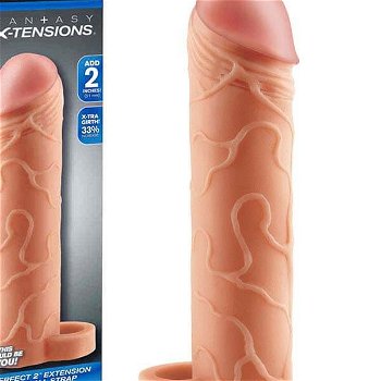 Fantasy X-tensions Perfect 2" Extension with Ball Strap návlek na penis