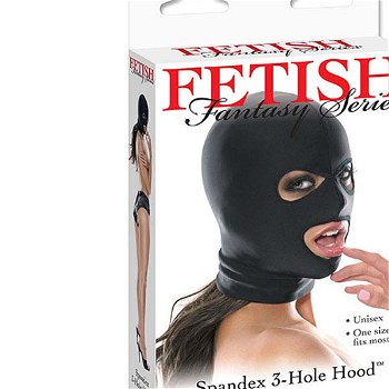 Fetish Fantasy Spandex 3 Hole Hood bdsm maska