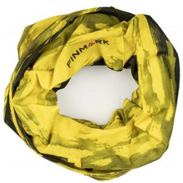 Finmark FS-006 Multifunkčná šatka, žltá, veľkosť