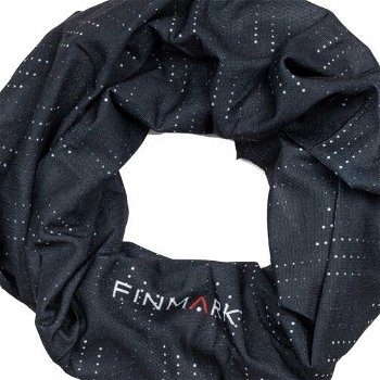 Finmark FS-201 Multifunkčná šatka, tmavo sivá, veľkosť