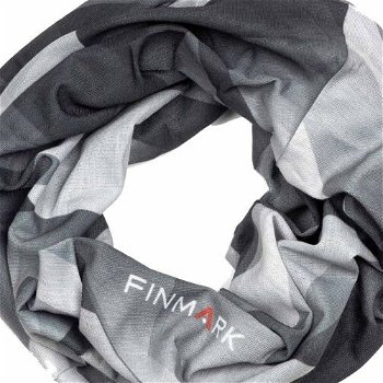 Finmark FS-225 Multifunkčná šatka, sivá, veľkosť