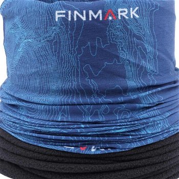 Finmark FSW-118 Multifunkčná šatka, modrá, veľkosť