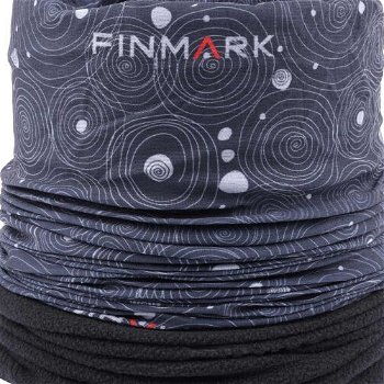 Finmark FSW-122 Multifunkčná šatka, tmavo sivá, veľkosť