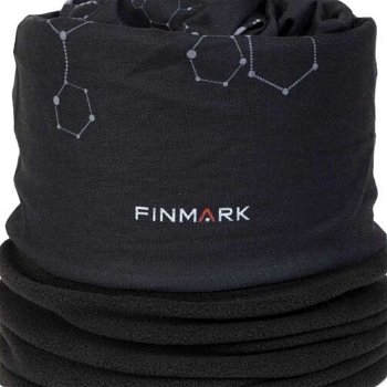 Finmark FSW-203 Multifunkčná šatka s flísom, čierna, veľkosť